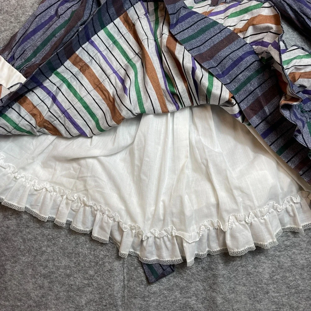 VTG Sweet N Sassy Dress Girls‎ Size 10 Long Sleeve Ruffled Full Circle Costume
